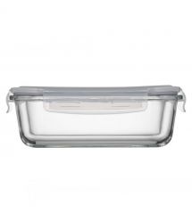 ARDESTO Контейнер для хранения пищевых продуктов Gemini 1.06л, боросиликатное стекло, пластик, прямоугольный, прозрачный