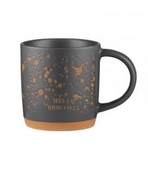 ARDESTO Чашка Alda, 365мл, керамика, серый