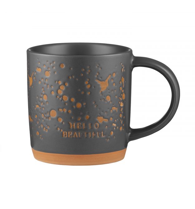 ARDESTO Чашка Alda, 365мл, керамика, серый