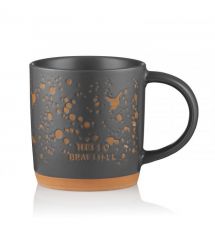 ARDESTO Чашка Alda, 365мл, керамика, серый