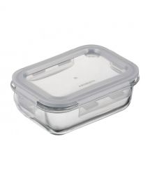 ARDESTO Контейнер для хранения пищевых продуктов Gemini 0.38л, боросиликатное стекло, пластик, прямоугольный, прозрачный