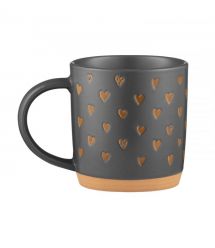 ARDESTO Чашка Alda, 365мл, керамика, серый