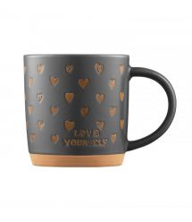 ARDESTO Чашка Alda, 365мл, керамика, серый