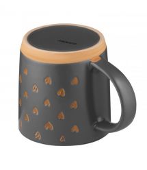 ARDESTO Чашка Alda, 365мл, керамика, серый