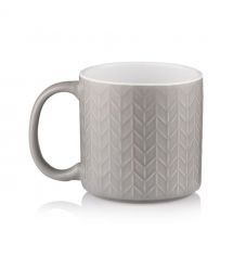 ARDESTO Чашка Francesca, 360 ml, керамика, светло-серый