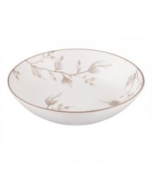 ARDESTO Тарелка суповая Asti, 790мл, 20.2см, керамика, бело-бежевый