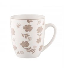 ARDESTO Набор чашек Ravenna, 4шт., 360мл, фарфор, бело-бежевый