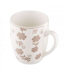 ARDESTO Набор чашек Ravenna, 4шт., 360мл, фарфор, бело-бежевый