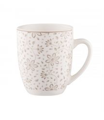 ARDESTO Набор чашек Ravenna, 4шт., 360мл, фарфор, бело-бежевый