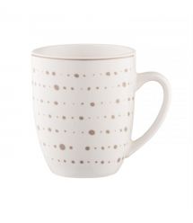 ARDESTO Набор чашек Ravenna, 4шт., 360мл, фарфор, бело-бежевый