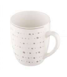 ARDESTO Набор чашек Ravenna, 4шт., 360мл, фарфор, бело-бежевый