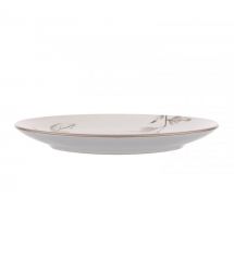 ARDESTO Тарелка десертная Asti, 19.4см, керамика, бело-бежевый