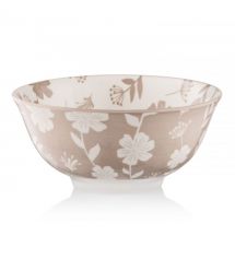 ARDESTO Салатник Ravenna, 620мл, 15см, фарфор, бело-бежевый