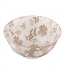 ARDESTO Салатник Ravenna, 620мл, 15см, фарфор, бело-бежевый