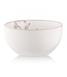 ARDESTO Салатник Asti, 670мл, 14.2см, керамика, бело-бежевый