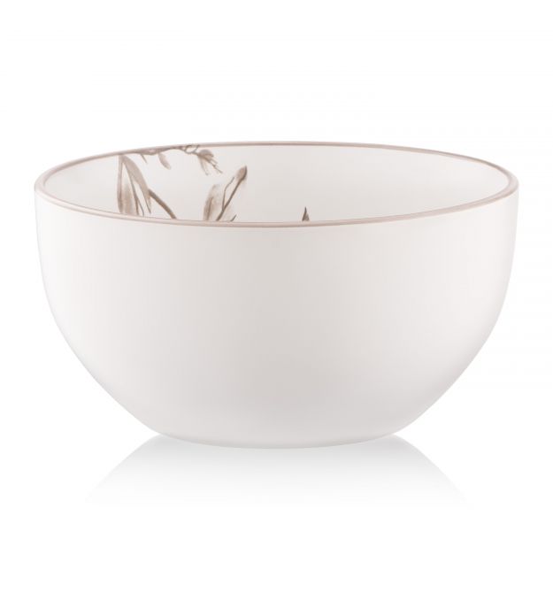 ARDESTO Салатник Asti, 670мл, 14.2см, керамика, бело-бежевый