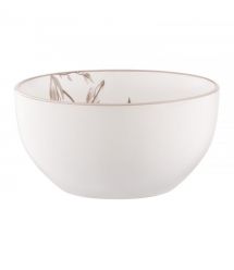 ARDESTO Салатник Asti, 670мл, 14.2см, керамика, бело-бежевый