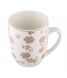 ARDESTO Чашка Ravenna, 360мл, фарфор, бело-бежевый