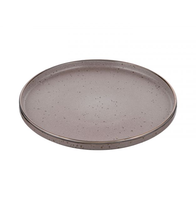 ARDESTO Тарелка обеденная Fasano, 26см, керамика, серо-коричневый