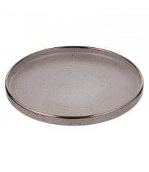 ARDESTO Тарелка десертная Fasano, 19.6см, керамика, серо-коричневый