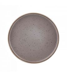 ARDESTO Тарелка десертная Fasano, 19.6см, керамика, серо-коричневый