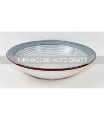 ARDESTO Тарелка суповая Salerno, 680мл, 21см, керамика, многоцветный