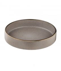 ARDESTO Тарелка суповая Fasano, 850мл, 20см, керамика, серо-коричневый