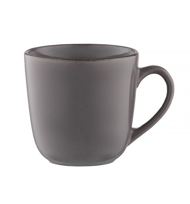 ARDESTO Чашка Lazio, 400мл, керамика, серый темный