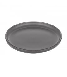 ARDESTO Тарелка десертная Lazio, 20.5см, керамика, серый темный