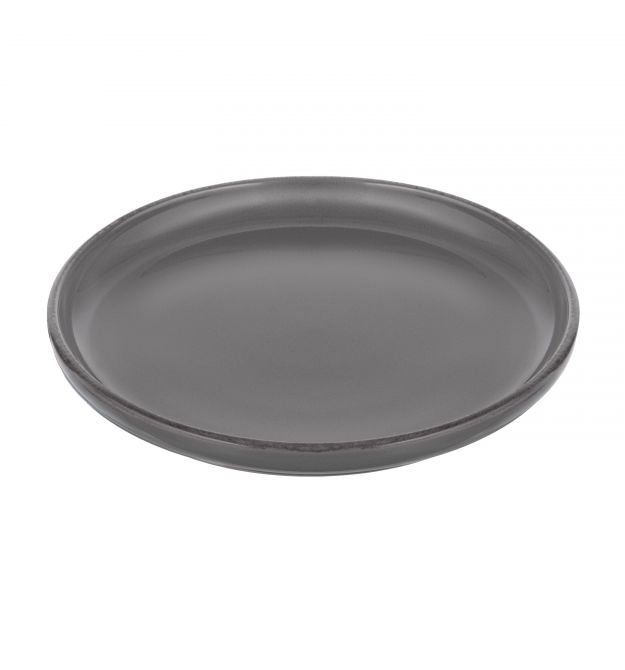 ARDESTO Тарелка десертная Lazio, 20.5см, керамика, серый темный