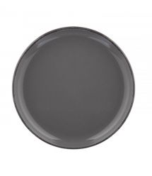 ARDESTO Тарелка десертная Lazio, 20.5см, керамика, серый темный