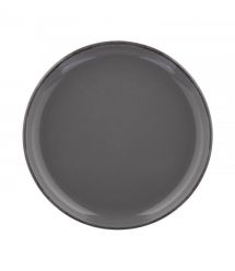 ARDESTO Тарелка обеденная Lazio, 27см, керамика, серый темный