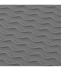 ARDESTO Коврик для сушки посуды Vigor 40х30см, силикон, серый