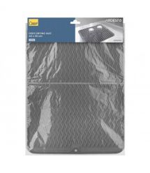 ARDESTO Коврик для сушки посуды Vigor 40х30см, силикон, серый