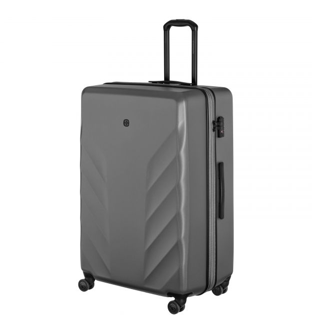Wenger Валіза Wenger, Motion, велика, пластик, 4 колеса, сірий