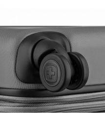 Wenger Валіза Wenger, Motion, велика, пластик, 4 колеса, сірий