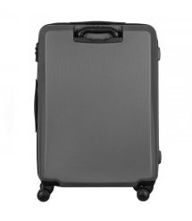 Wenger Чемодан, Motion, средний, пластик, 4 колеса, серый