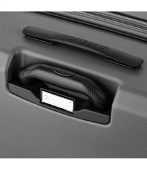 Wenger Чемодан, Motion, средний, пластик, 4 колеса, серый