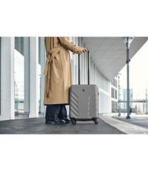 Wenger Валіза, Motion, мала, пластик, 4 колеса, сіра