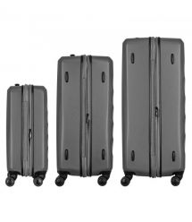 Wenger Набір валіз Wenger, Motion 3 в 1, (S,M,L), пластик, 4 колеса, сірий