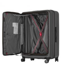 Wenger Валіза Wenger Skyon Hardside Large, велика, полікарбонат, TSA, 4 колеса, розширення, сірий