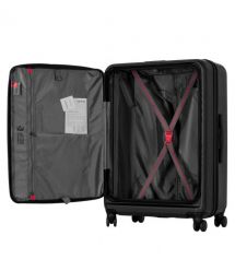 Wenger Валіза Wenger Skyon Hardside Large, велика, полікарбонат, TSA, 4 колеса, розширення, чорний