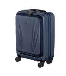 Wenger Валіза Wenger Skyon Hardside Carry-On, мала, з відсіком для н/б 16", полікарбонат, TSA, 4 колеса, розширення, USB, синій