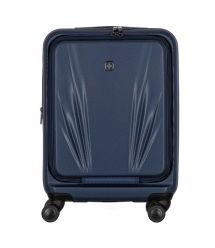 Wenger Валіза Wenger Skyon Hardside Carry-On, мала, з відсіком для н/б 16", полікарбонат, TSA, 4 колеса, розширення, USB, синій