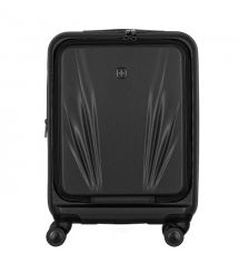 Wenger Валіза Wenger Skyon Hardside Carry-On, мала, з відсіком для н/б 16", полікарбонат, TSA, 4 колеса, розширення, USB, чорний