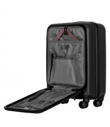 Wenger Валіза Wenger Skyon Hardside Carry-On, мала, з відсіком для н/б 16", полікарбонат, TSA, 4 колеса, розширення, USB, чорний