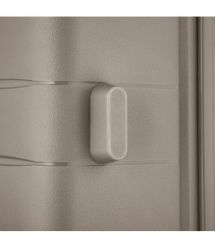 2E Чемодан, Aero, полипропилен, средний, 63/78 л, TSA, 4 колеса, EXP, серо-коричневый