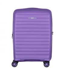 2E Чемодан, Aero, полипропилен, малый, 35/44 л, TSA, 4 колеса, EXP, лавандовый