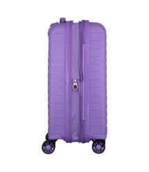 2E Чемодан, Aero, полипропилен, малый, 35/44 л, TSA, 4 колеса, EXP, лавандовый