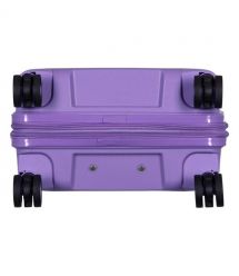 2E Чемодан, Aero, полипропилен, малый, 35/44 л, TSA, 4 колеса, EXP, лавандовый